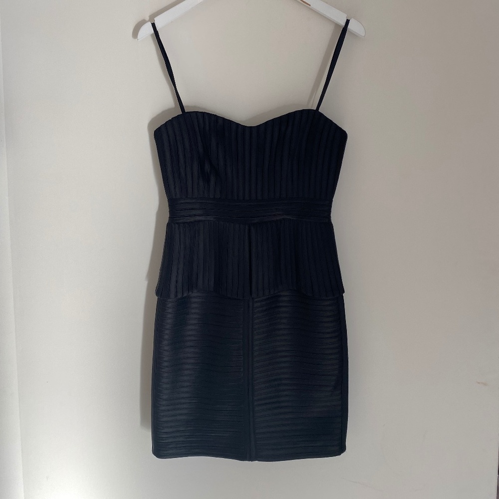 BCBGMaxazria Black Bandage Cocktail Dress